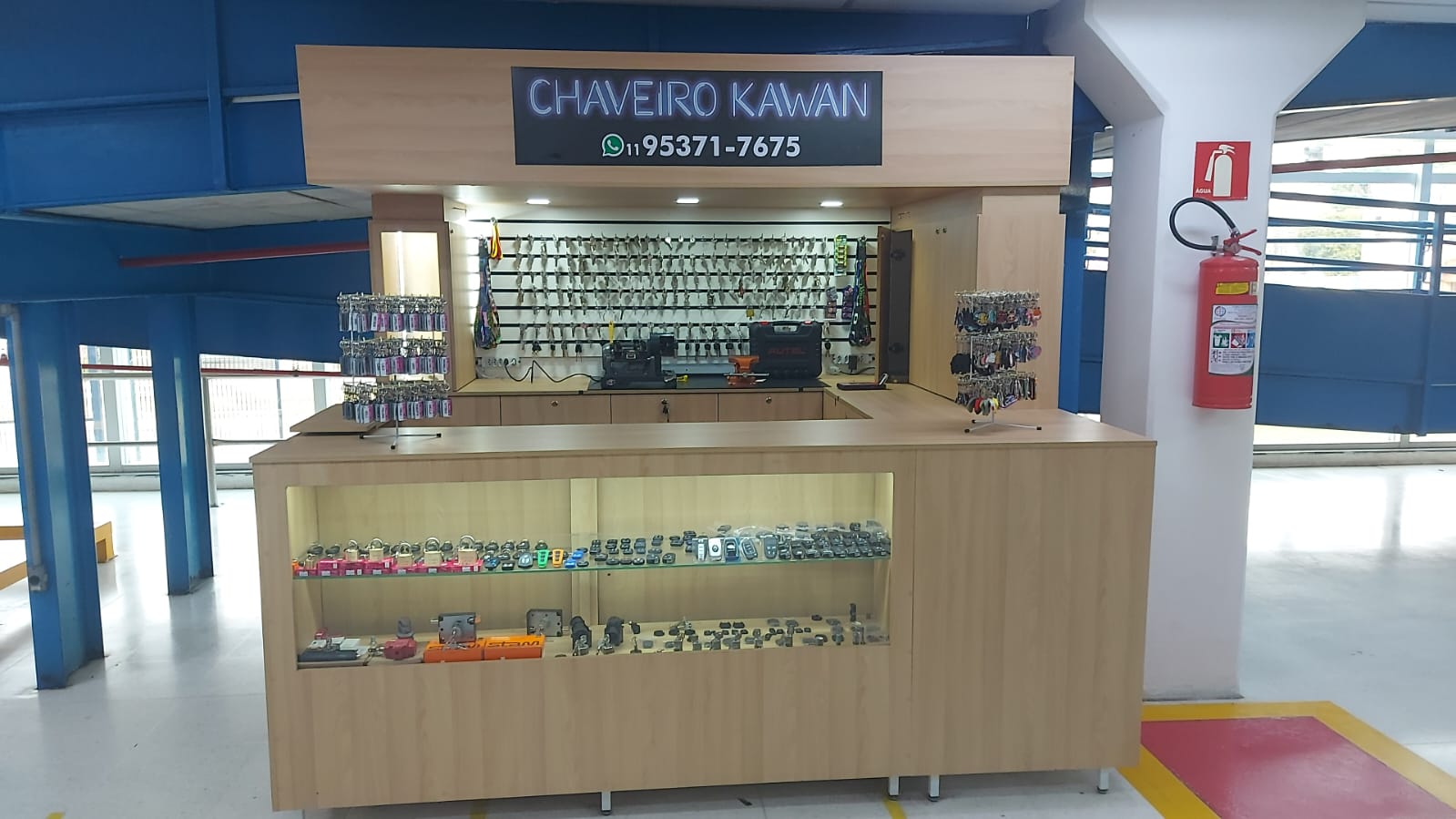 Loja Chaveiro Kawan dentro do Assaí Atacadista Vila Luzita em Santo André